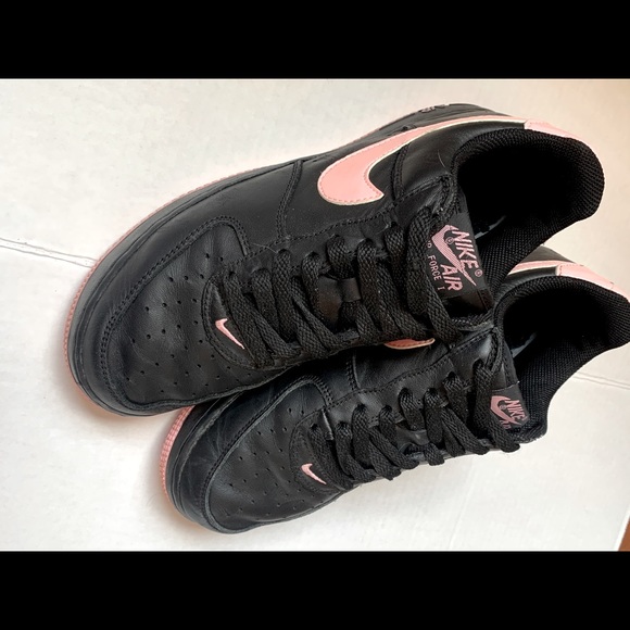 Rare vintage leather Air Force one black and pink - Picture 1 of 8